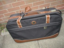 Vintage Carlton International wheeled Leather Suitcase NEW