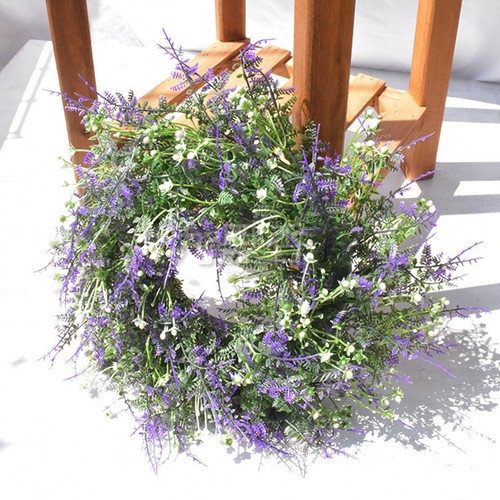 Lavender wreath floral - lavender, garland