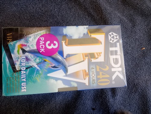 Pack tdk vhs 240 4 - vhs, e-240