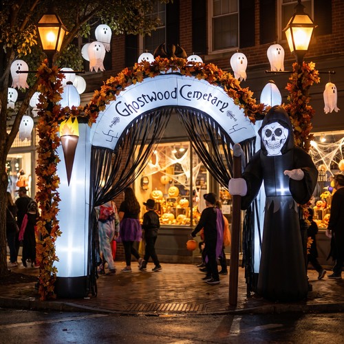 Halloween inflatable ghost - halloween,