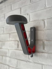 Motorbike Helmet Holder – Wall Mounted Hanger with Accessory Hook