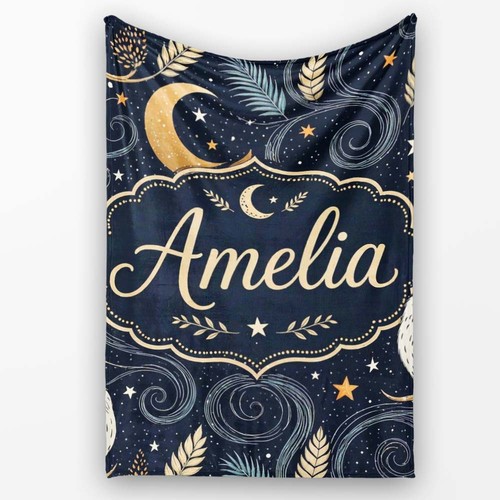 Soft fleece blanket - soft, owl