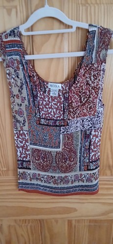 Boho womens style top size - womens,