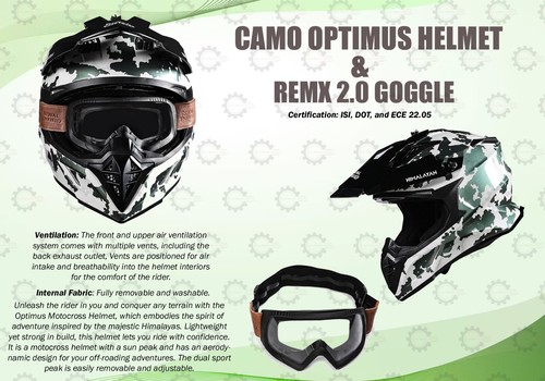 Camo optimus motocross - camo, "optimus