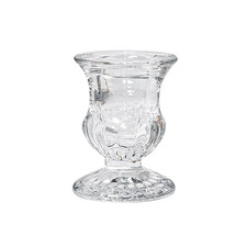 Clear Glass Candlestick