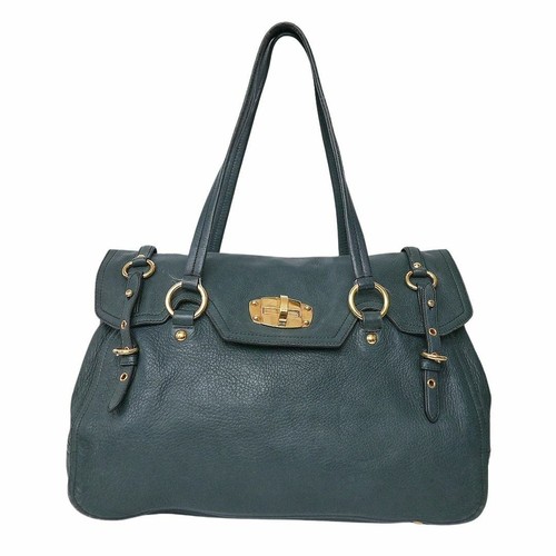 Miu green - leather, shoulder