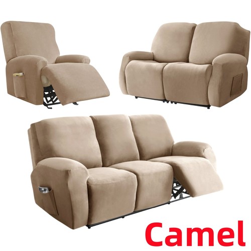 Stretch velvet recliner - stretch,