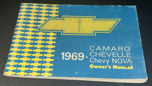 Vintage auto manual 1969 - vintage,
