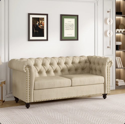 Large seater chesterfield - large,