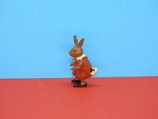 BRITAINS VINTAGE PREWAR LEAD RARE CADBURYS COCOCUB BROTHER RABBIT IN RED 1934