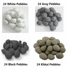 24 PCS Ceramic Pebbles For Gas