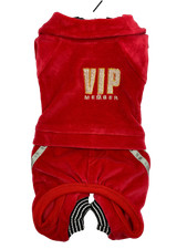 DoggyDolly VIP Red Tracksuit
