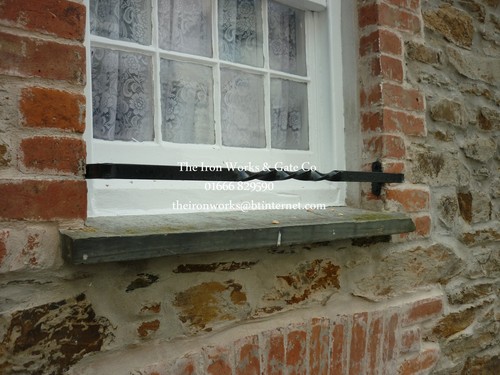 Decorative window grill made - window,