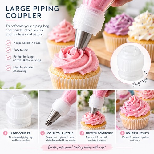 Large cake piping - large,