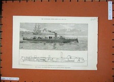 Original Old Antique Print