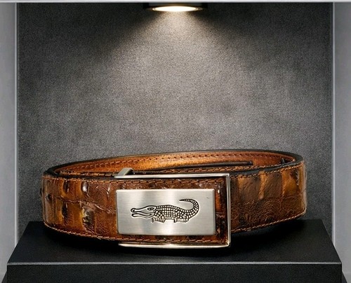 Genuine crocodile leather - genuine, belt