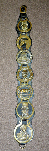 Vintage leather strap with - strap,