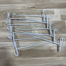 Grid Wall Display Hooks Store Garage Storage Wall Organizers 8 Inch