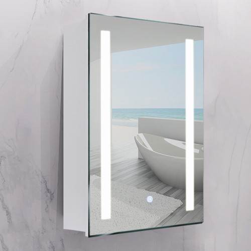 Led bathroom mirror cabinet - bathroom,