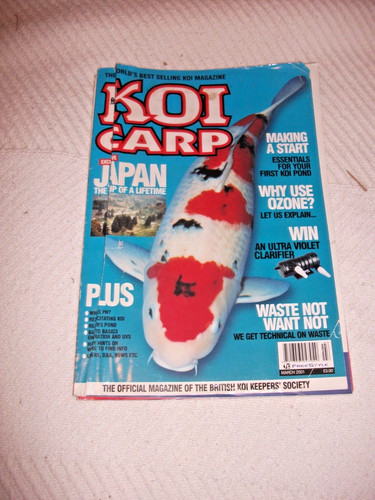Koi carp magazine march 2001 - march,