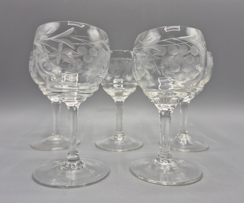 Set vintage crystal - of, 5