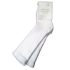 Baby Girl Knee Socks 2 Pack Set White NEXT 0 3 6 9 12 Month Spanish Romany Style
