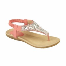 Ladies Flat Low Wedge Sandals