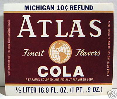 Atlas bottling cola soda old - bottling,