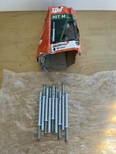 8mm X 90mm QUALITY SPIT HIT M SCREW FRAME ANCHOR FIXINGS WITH SCREWS Qty 9 P8