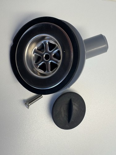 Motorhome sink waste - waste, angled