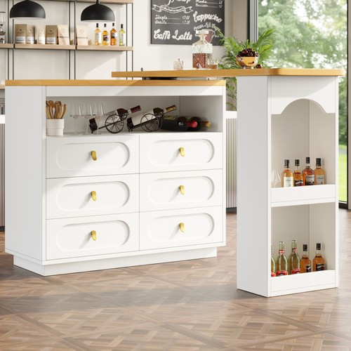 Kitchen island extendable bar - island,