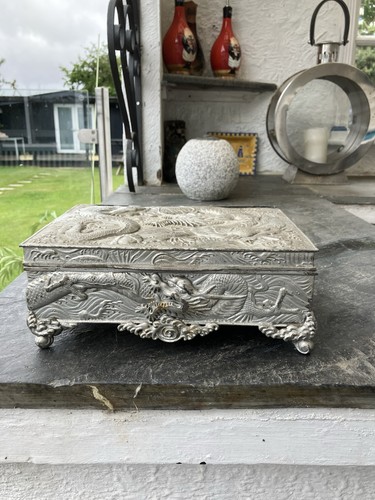 Vintage heavy silver - , plated