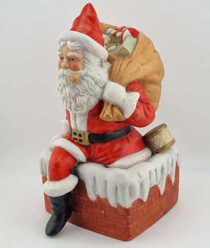 Vintage schmid ceramic santa - schmid,