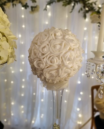 Ivory artificial faux - , rose