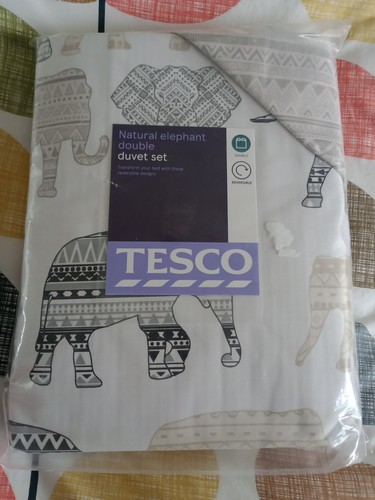 Double duvet cover and - duvet,