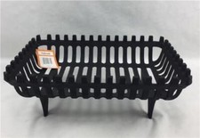 Inglenook Heavy Duty Cast Iron Log Basket Holder Grate LARGE 45x32cm LOG07