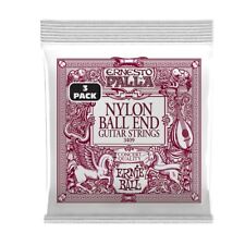 Ernie Ball Ernesto Palla Black & Gold Ball End Nylon Classical Guitar Strings 3…