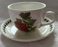 Rare Vintage Portmeirion Pomana Redcurrant Giant Cup & Saucer