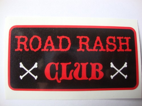 Road rash stickers - x,