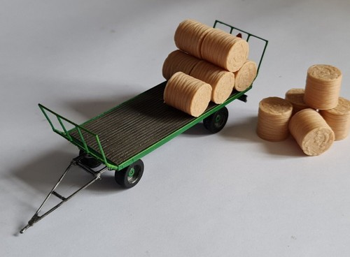 Model railway farm bale - model,