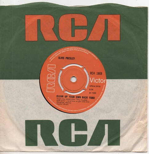 Elvis presley clean your - up,