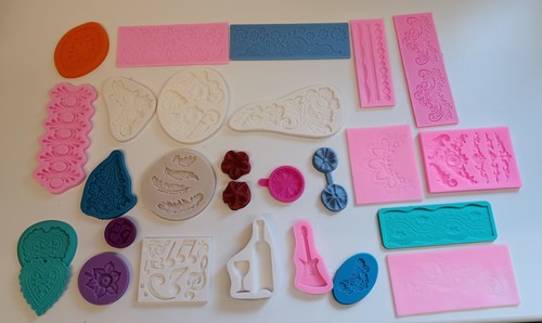 Job lot silicone moulds - job,