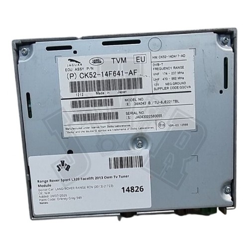 Range rover tuner module - tv,