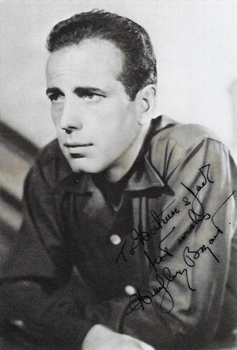 Humphrey bogart signed - bogart,