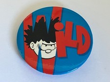 DENNIS THE MENACE WILD PIN BADGE