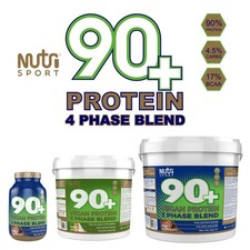 Nutrisport 90+ 3 Phase Vegan Protein Powder Shake 908g|2.5kg|5kg All Flavours