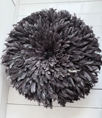African feather juju hat - , wall
