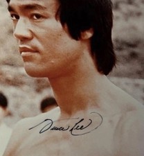 BRUCE LEE Autograph MARTIAL