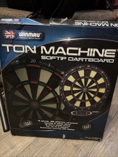 Winmau Ton Machine Electric Dartboard With Soft Tip Darts