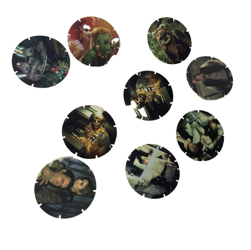 Star wars trilogy - wars, tazos